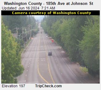 Traffic Cam Washington County - 185th Ave at Johnson St